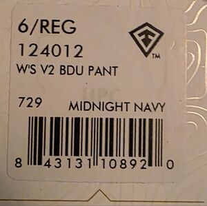 First Tactical Navy Women's Pants Size 6R